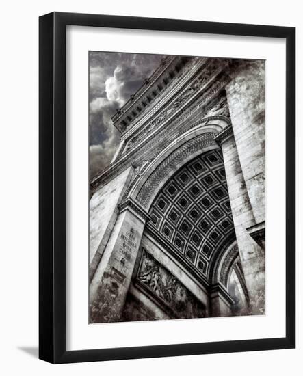 Clouds above the Arc-Andrea Costantini-Framed Photographic Print