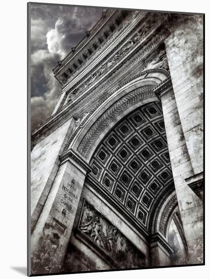 Clouds above the Arc-Andrea Costantini-Mounted Photographic Print