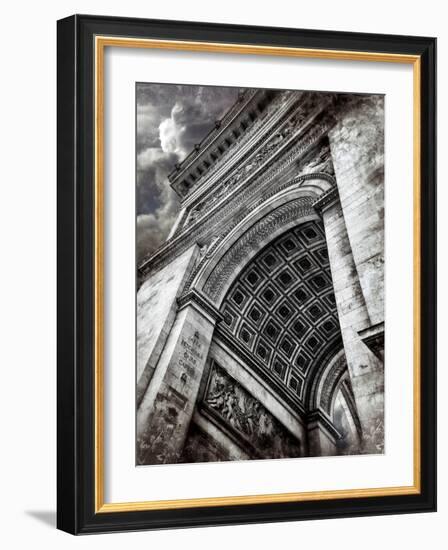 Clouds above the Arc-Andrea Costantini-Framed Photographic Print