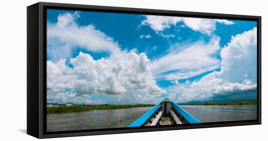 Clouds above the Inle Lake, Shan State, Myanmar-null-Framed Premier Image Canvas