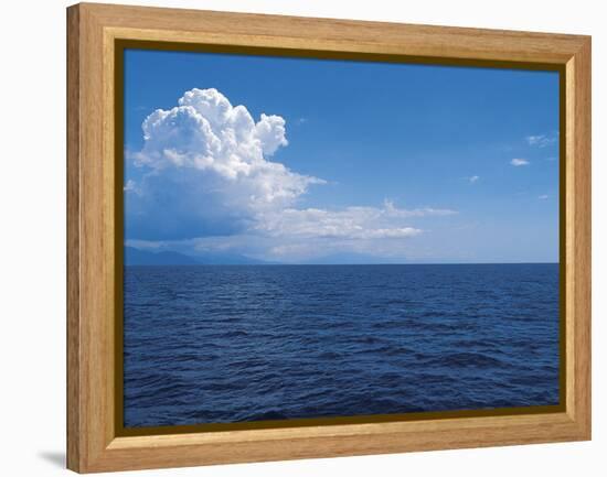 Clouds above the Sea-null-Framed Premier Image Canvas