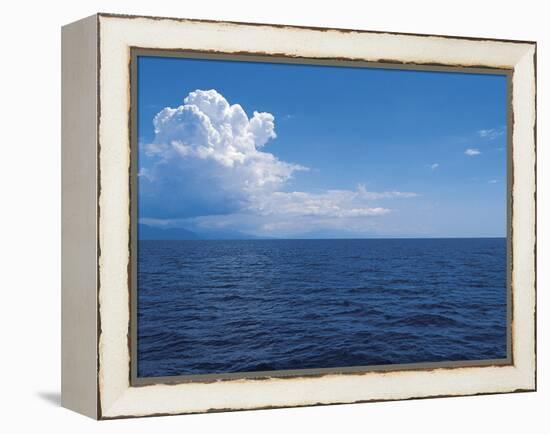 Clouds above the Sea-null-Framed Premier Image Canvas