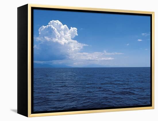 Clouds above the Sea-null-Framed Premier Image Canvas