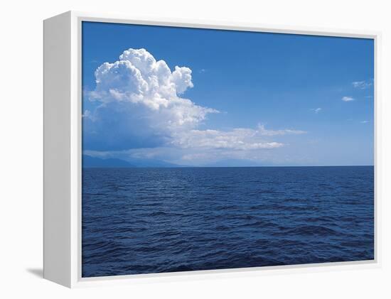 Clouds above the Sea-null-Framed Premier Image Canvas