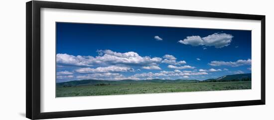 Clouds and Meadow, Wyoming, USA-null-Framed Photographic Print