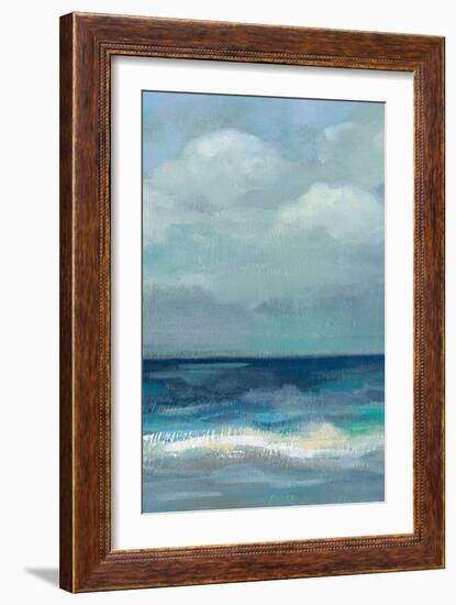 Clouds and Sea Crop-Silvia Vassileva-Framed Art Print