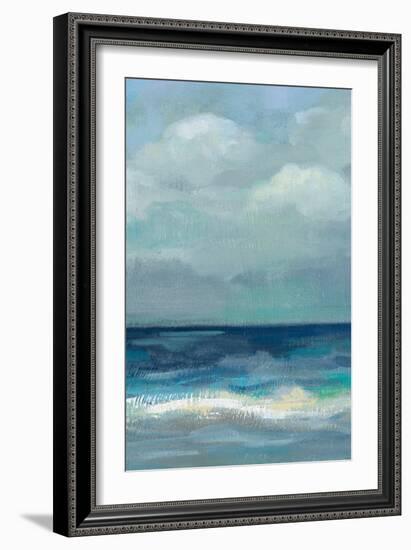 Clouds and Sea Crop-Silvia Vassileva-Framed Art Print