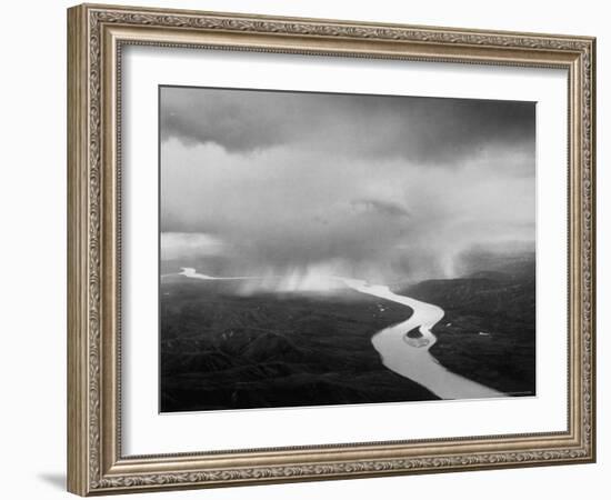 Clouds Forming Patterns over Water-Thomas D^ Mcavoy-Framed Photographic Print