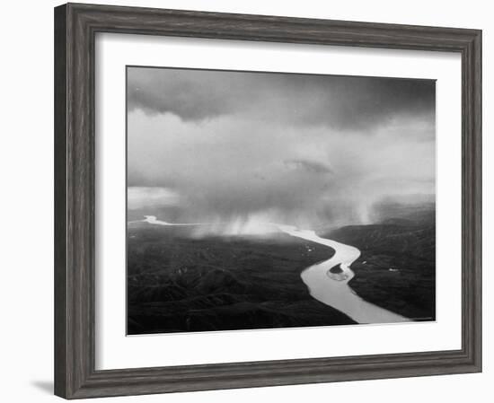 Clouds Forming Patterns over Water-Thomas D^ Mcavoy-Framed Photographic Print