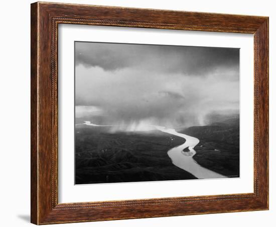 Clouds Forming Patterns over Water-Thomas D^ Mcavoy-Framed Photographic Print