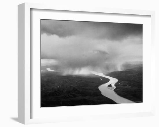 Clouds Forming Patterns over Water-Thomas D^ Mcavoy-Framed Photographic Print