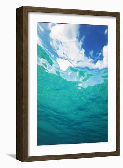 Clouds From Underwater-Peter Scoones-Framed Photographic Print