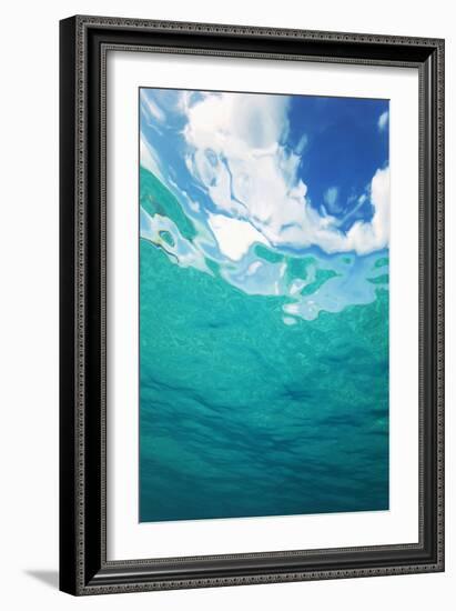 Clouds From Underwater-Peter Scoones-Framed Photographic Print