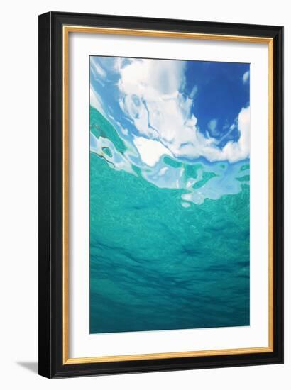 Clouds From Underwater-Peter Scoones-Framed Photographic Print