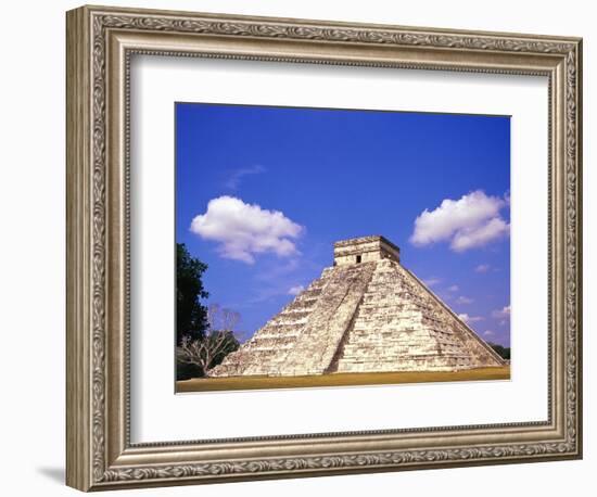 Clouds Hanging Over Pyramid of Kukulcan-Michele Westmorland-Framed Photographic Print