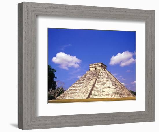 Clouds Hanging Over Pyramid of Kukulcan-Michele Westmorland-Framed Photographic Print