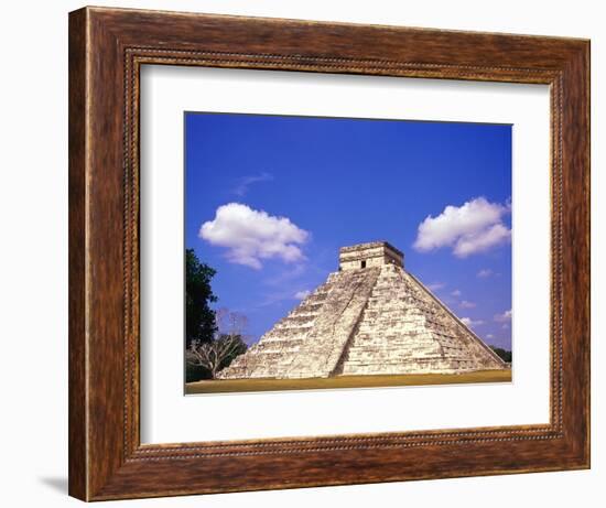 Clouds Hanging Over Pyramid of Kukulcan-Michele Westmorland-Framed Photographic Print