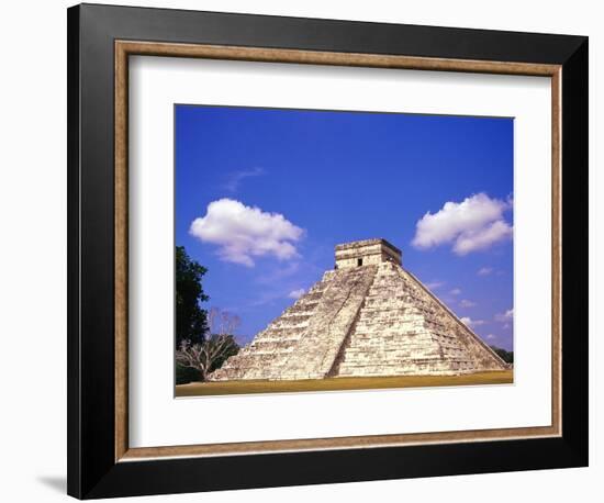 Clouds Hanging Over Pyramid of Kukulcan-Michele Westmorland-Framed Photographic Print