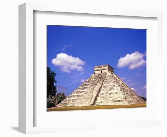 Clouds Hanging Over Pyramid of Kukulcan-Michele Westmorland-Framed Photographic Print