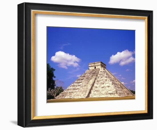 Clouds Hanging Over Pyramid of Kukulcan-Michele Westmorland-Framed Photographic Print