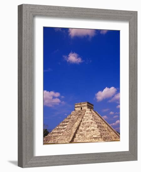 Clouds Hanging Over Pyramid of Kukulcan-Michele Westmorland-Framed Photographic Print