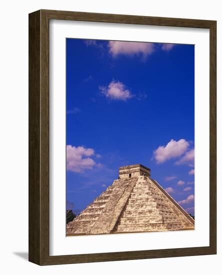 Clouds Hanging Over Pyramid of Kukulcan-Michele Westmorland-Framed Photographic Print