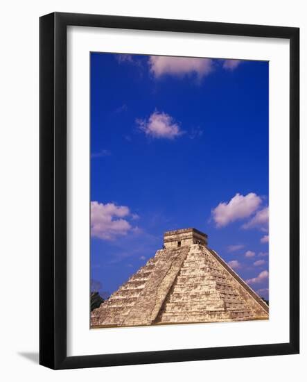 Clouds Hanging Over Pyramid of Kukulcan-Michele Westmorland-Framed Photographic Print