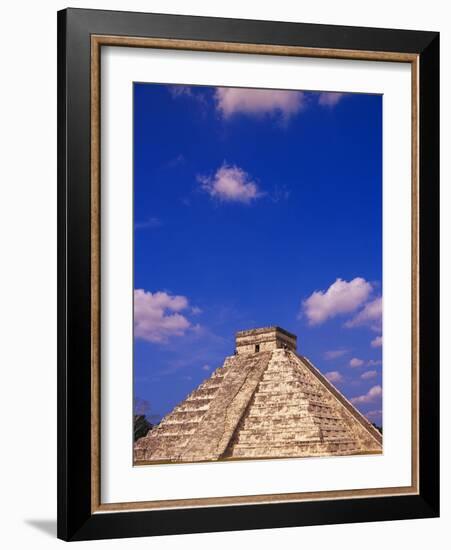 Clouds Hanging Over Pyramid of Kukulcan-Michele Westmorland-Framed Photographic Print