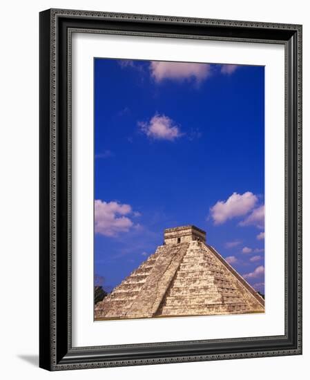 Clouds Hanging Over Pyramid of Kukulcan-Michele Westmorland-Framed Photographic Print