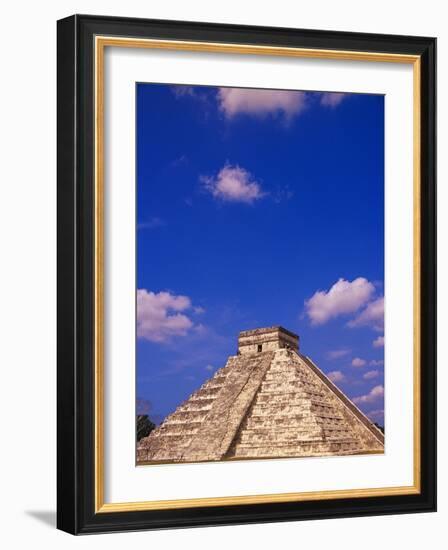 Clouds Hanging Over Pyramid of Kukulcan-Michele Westmorland-Framed Photographic Print