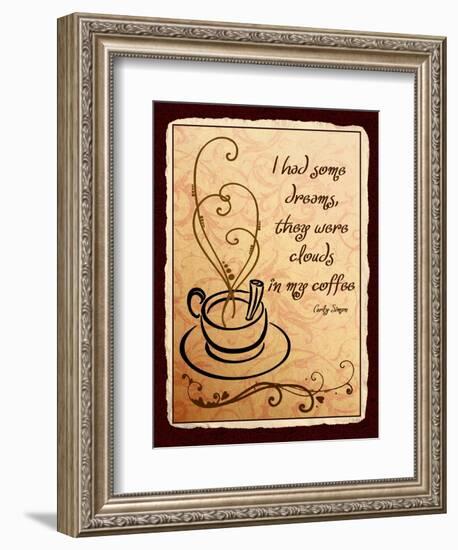 Clouds in my Coffee-Kate Ward Thacker-Framed Giclee Print