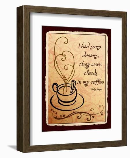 Clouds in my Coffee-Kate Ward Thacker-Framed Giclee Print