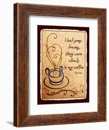 Clouds in my Coffee-Kate Ward Thacker-Framed Giclee Print