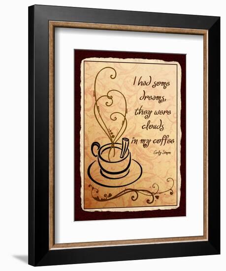 Clouds in my Coffee-Kate Ward Thacker-Framed Giclee Print