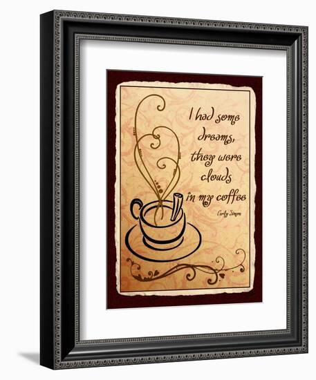 Clouds in my Coffee-Kate Ward Thacker-Framed Giclee Print