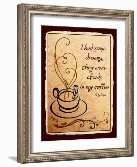 Clouds in my Coffee-Kate Ward Thacker-Framed Giclee Print