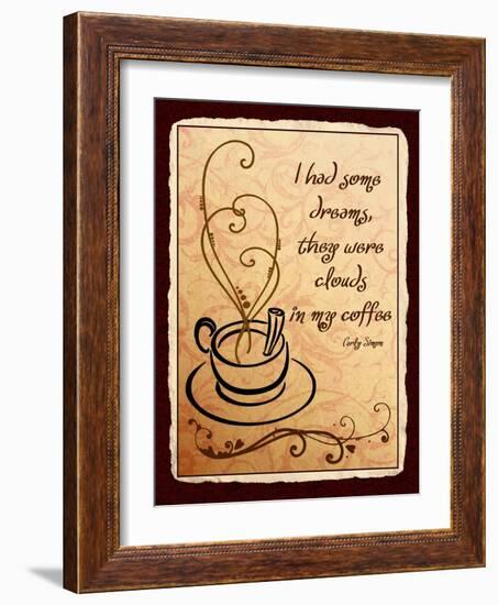 Clouds in my Coffee-Kate Ward Thacker-Framed Giclee Print