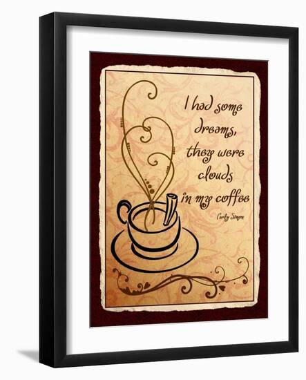 Clouds in my Coffee-Kate Ward Thacker-Framed Giclee Print