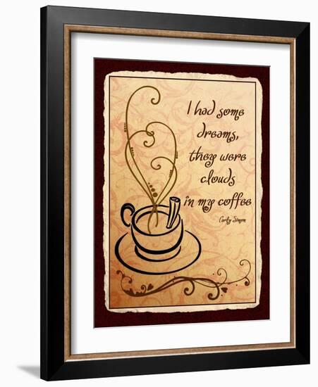 Clouds in my Coffee-Kate Ward Thacker-Framed Giclee Print