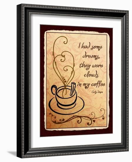 Clouds in my Coffee-Kate Ward Thacker-Framed Giclee Print