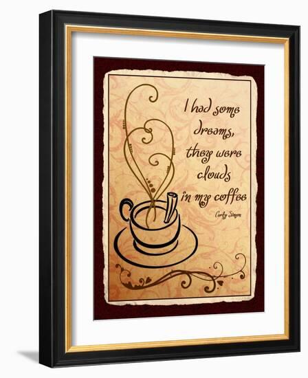 Clouds in my Coffee-Kate Ward Thacker-Framed Giclee Print