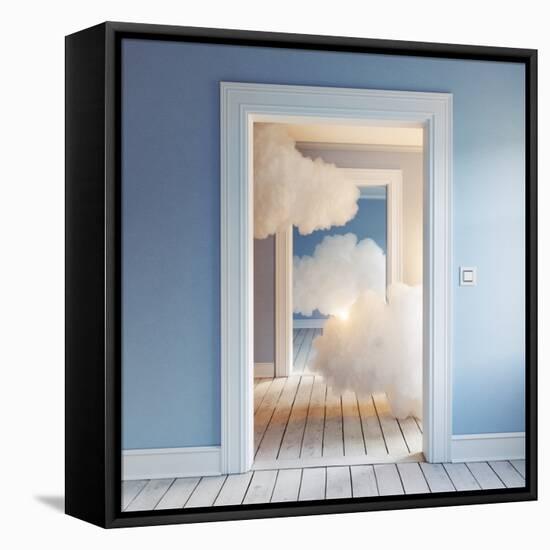 clouds in the room.-victor zastol`skiy-Framed Stretched Canvas