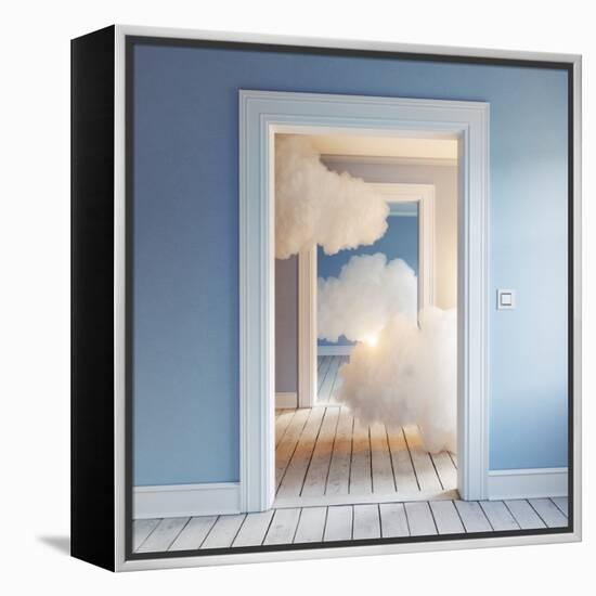 clouds in the room.-victor zastol`skiy-Framed Stretched Canvas