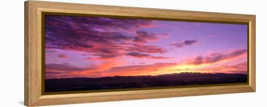 Clouds in the Sky at Dusk, Las Vegas, Nevada, USA-null-Framed Stretched Canvas