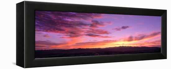 Clouds in the Sky at Dusk, Las Vegas, Nevada, USA-null-Framed Stretched Canvas