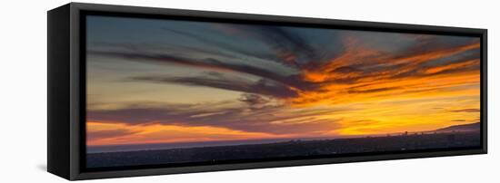 Clouds in the Sky at Dusk, Marina Del Rey, Santa Monica, Los Angeles, California, USA-null-Framed Stretched Canvas