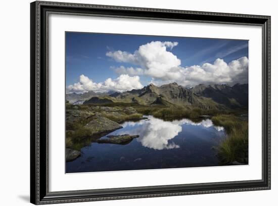 Clouds, Mirroring, Mountain Lake, Blue Heaven-Jurgen Ulmer-Framed Photographic Print