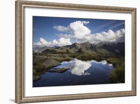 Clouds, Mirroring, Mountain Lake, Blue Heaven-Jurgen Ulmer-Framed Photographic Print