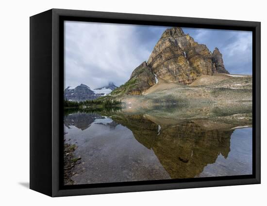 Clouds Moving over Sunburst Lake, Montana Assiniboine Provincial Park-Howie Garber-Framed Premier Image Canvas