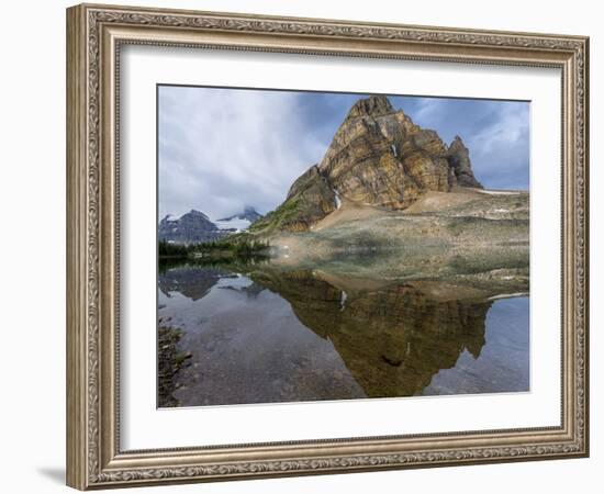 Clouds Moving over Sunburst Lake, Montana Assiniboine Provincial Park-Howie Garber-Framed Photographic Print